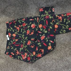 High End Fully Lined Floral Dress Pants